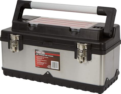 harbor freight stainless steel box|Ironton 20in Stainless Steel Toolbox with Removable .